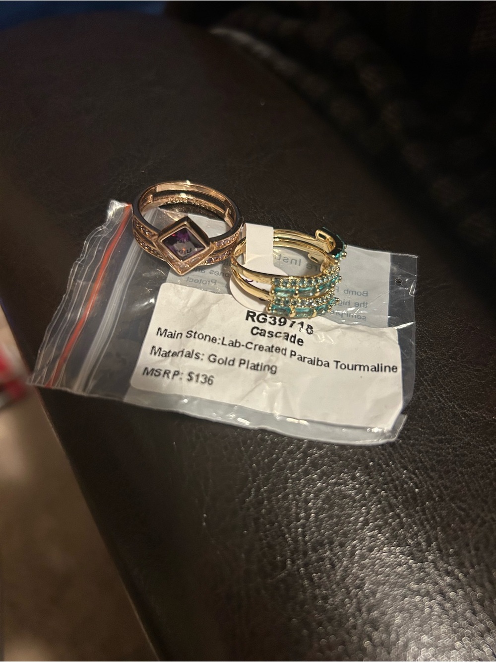 Bomb party ring bundle size 9-10 six rings